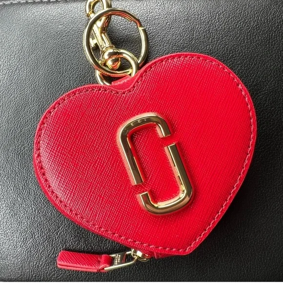 Marc Jacobs Bags New Marc Jacobs Red Heartshaped Coin Purse